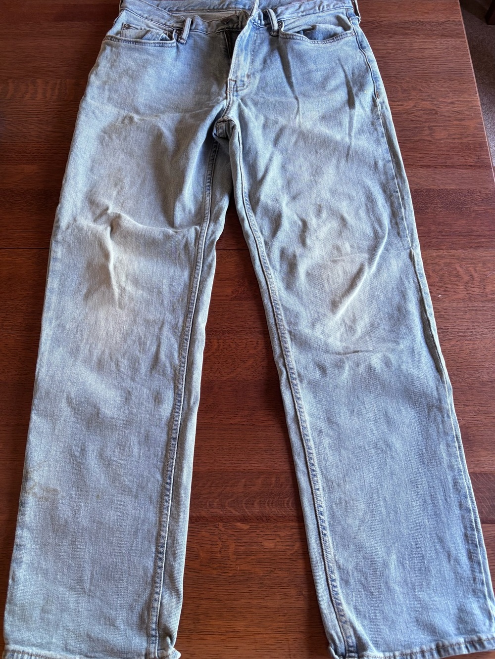 Old Navy Men's Light Blue Straight Jeans